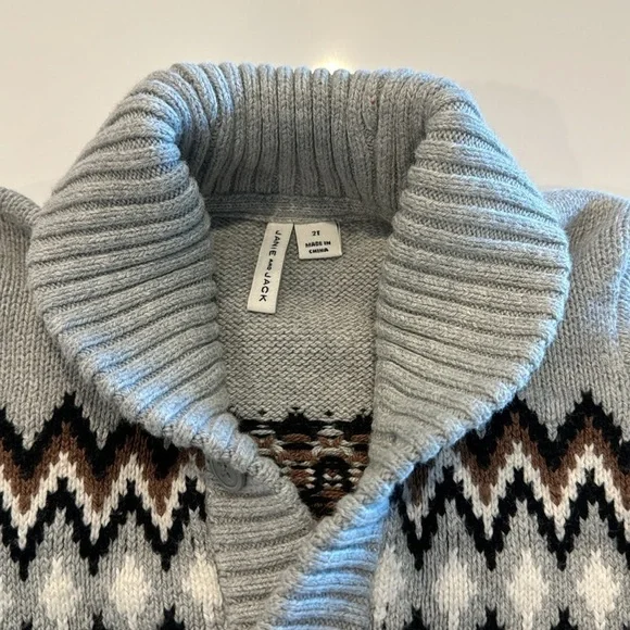 Janie and Jack Button Up Sweater Size 2T - Picture 2 of 4